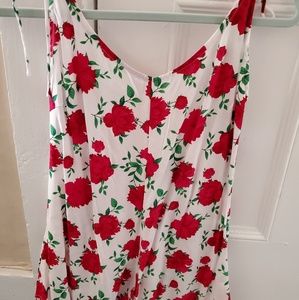 NWOT Floral print romper